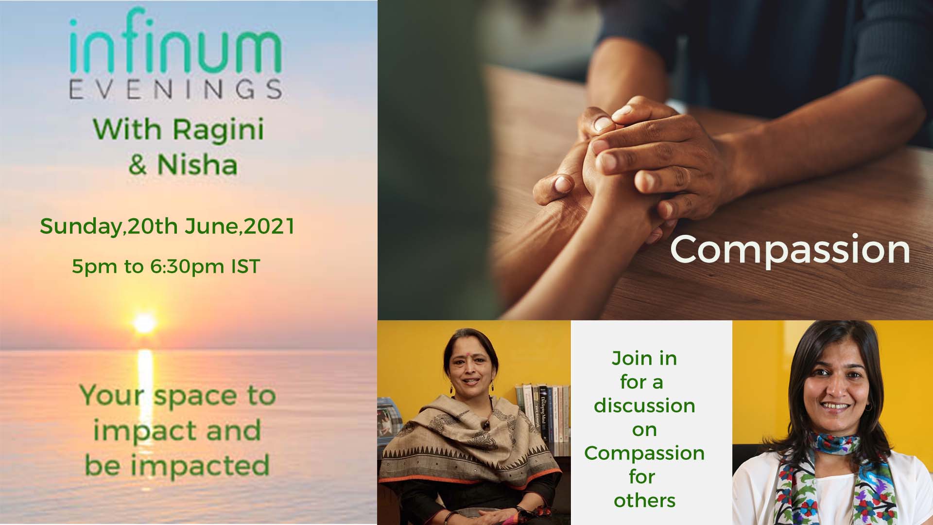 Infinum Evenings :Topic – Compassion for others – 20th June,21